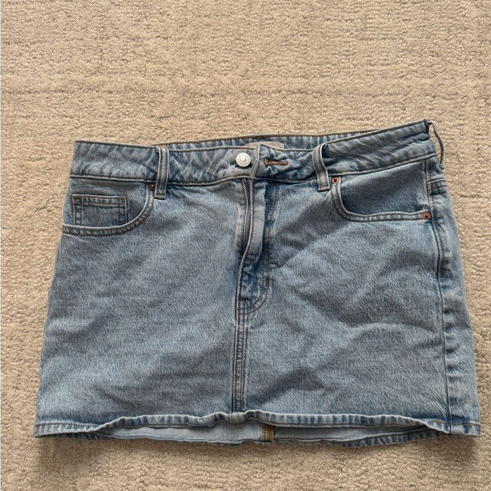 Pacsun denim low rise mini skirt